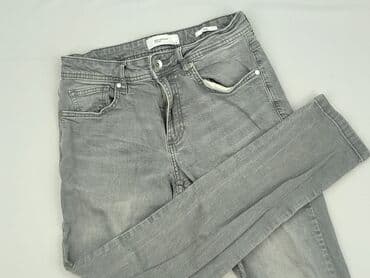 czarne cargo pull and bear: Jeansy dla mężczyzn, L — 1