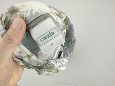 жіноча футболка m eu 38 візерунок принт колір білий: C&A, Сорочка жіноча, розмір XL — 4