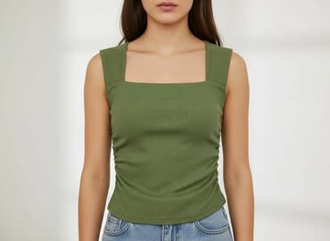 bluzki 3 4 rękaw allegro: Top damski, rozmiar S — 1