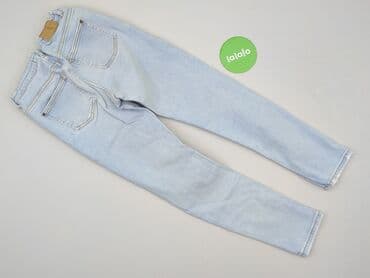 zara satynowe spodnie: Spodnie jeansowe, Zara, 14 lat, 164, stan - Idealny — 3
