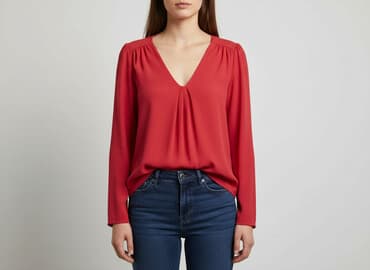 czerwona sukienka orsay: Orsay, Bluzka damska, rozmiar L — 8