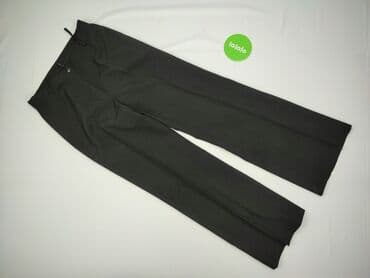 spodnie z wysokim stanem dla wysokich: Spodnie materiałowe damskie, L — 2