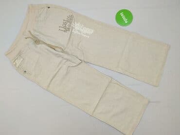 joggery lniane damskie: Spodnie damskie, rozmiar S — 2