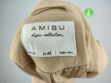 amisu sweter: Amisu, Płaszcz damski, rozmiar XL — 4