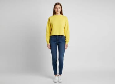 crop bluzy: Sinsay, Bluza damska
, rozmiar L — 6