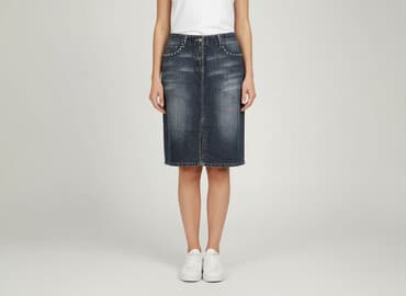 spódnice jeans czarne: Spódnica damska, rozmiar M — 1