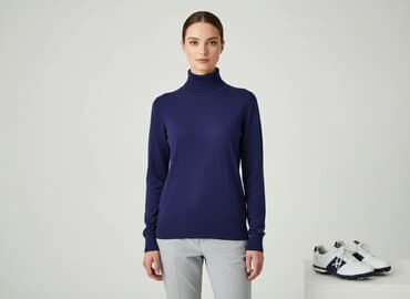 poliamid w swetrze: Hema, Golf damski, rozmiar S — 6