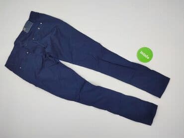 denim jeans: Spodnie materiałowe damskie, rozmiar L — 3