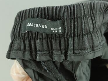 piżama damska z getrami: Spodnie materiałowe damskie, M — 4