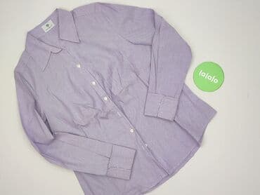 koszulka z długim rękawem w paski: Bluzka damska, rozmiar L — 2