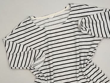 bluzki w paski z serduszkiem: Bluzka damska, rozmiar L — 1