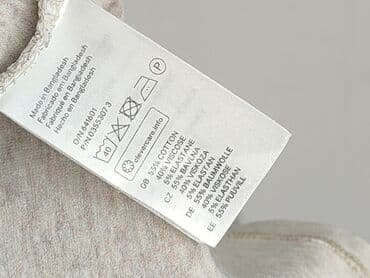 bluzki basic długi rękaw: H&M Basic, Top damski, rozmiar M — 6