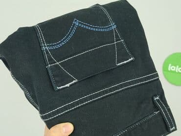 krótkie czarne skórzane spodenki: Szorty damskie, rozmiar M — 5