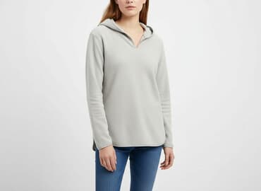 niebieska bluzka h m: H&M, Bluza z kapturem damska, rozmiar XS — 1