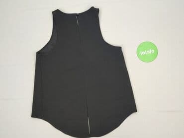 czarne bluzki bez pleców: Top damski, rozmiar S — 3