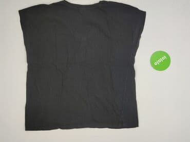 czarne t shirty w serek damskie: Beloved, T-shirt damski, rozmiar 2XL — 3