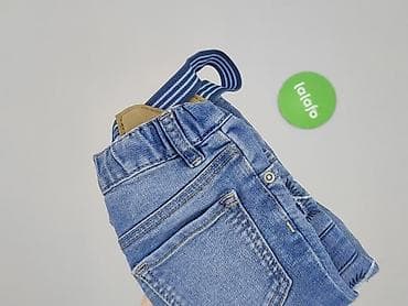 kik bluzy: Spodnie jeansowe, H&M, 6-9 miesięcy, stan - Bardzo dobry — 6