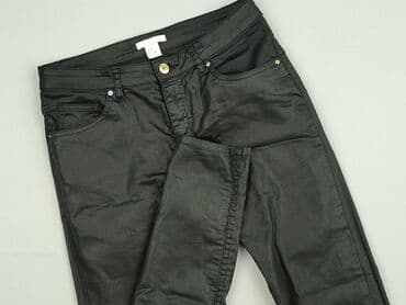 legginsy woskowane wysoki stan: H&M, Women`s trousers, size S (EU 36) — 1