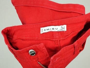 czerwone szorty damskie obcisłe: Amisu, Szorty damskie, rozmiar XS — 5