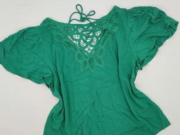 zielone eleganckie bluzki: Bodyflirt, Bluzka damska, rozmiar L — 1