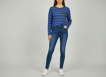 bluzka w paski meska: Sweter damski, rozmiar M — 1