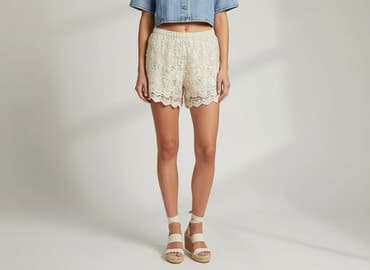 krótkie spodenki koronkowe: Szorty damskie, rozmiar S — 5