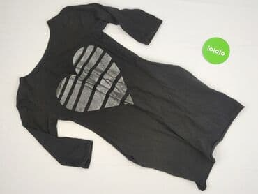 koszulka z dekoltem w serce: Sukienka damska, rozmiar S — 2