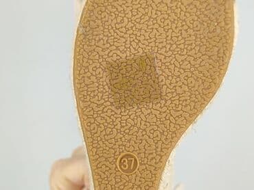 stradivarius pomarańczowe buty na obcasie: Sandały damskie, 37 — 5