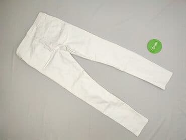 skinny zimowe ciepłe dżinsy: H&M, Jeansy damskie, rozmiar S — 2