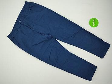 pull and bear bomberka: Spodnie męskie LIVERGY, granatowe - Materiał: 97% bawełna, 3% elastan — 2