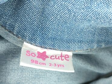 sukienki zwiewne w kwiaty: Dziecięca kurtka jeansowa, 2-3 lat, 98-104 cm, So cute, stan - Bardzo dobry — 4
