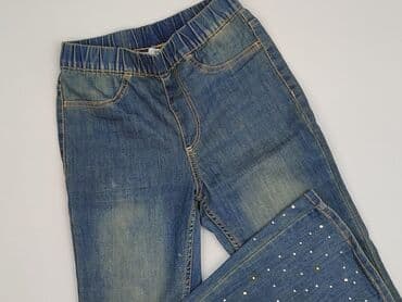marynarki primark: Spodnie jeansowe, H&M, 10 lat, 134/140, stan - Bardzo dobry — 1