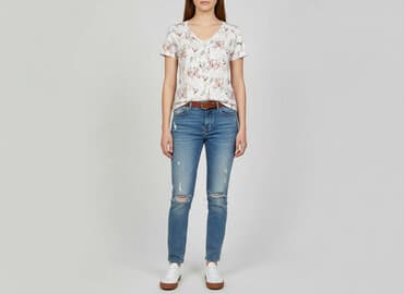 t shirty z flamingiem: T-shirt damski, rozmiar S — 1