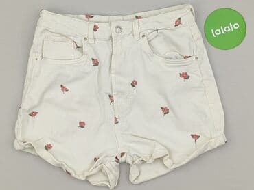 krótkie spodenki off white: Denim, Szorty damskie, rozmiar M — 2