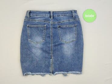 jeansy z serduszkami: Spódnica damska, rozmiar S — 3