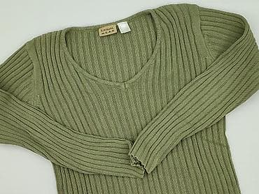 szafirowy sweter: Sweter damski, rozmiar M — 1