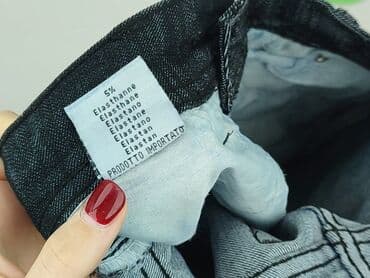 jeansy cropped damskie: Spodnie 3/4 damskie, rozmiar S — 6