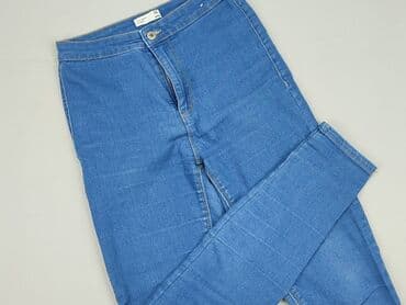 woskowane jeansy z wysokim stanem: Jeansy damskie, rozmiar M — 1