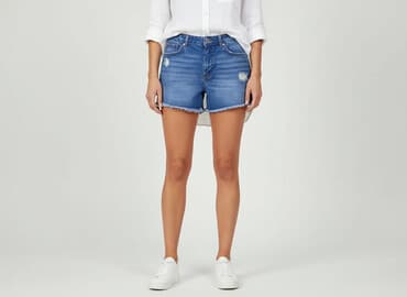 pepco spodenki damskie jeansowe: Primark, Szorty damskie, rozmiar L — 7