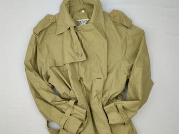 massimo dutti kurtki zimowe: Płaszcz/trencz męski w kolorze beżowo‑oliwkowym. - Klasyczny krój — 1