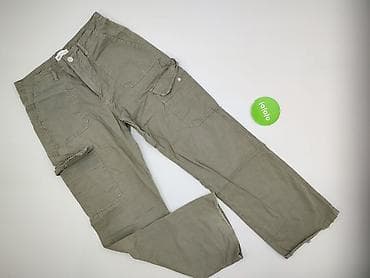 cargo wide leg: Zara, Spodnie cargo damskie, rozmiar M — 2