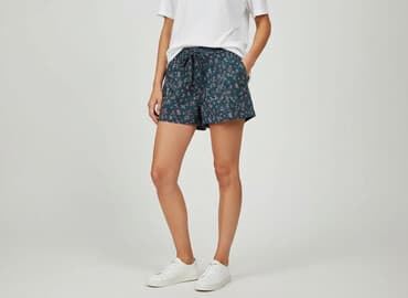 granatowe spodenki damskie: 157, Szorty damskie, rozmiar L — 9