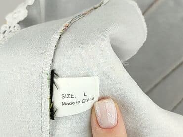 top z piórami czarny: Top damski, L — 5