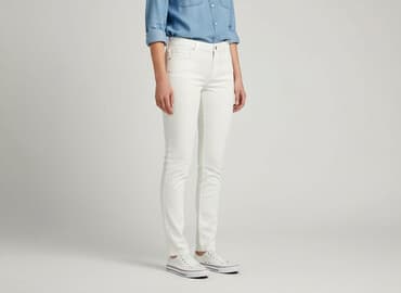 dżinsy białe: Jeans for women, size S — 1