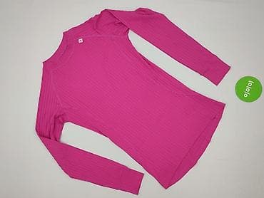 clothes connection: Damska bluzka termiczna z długim rękawem – fuksja - Prążkowana — 2