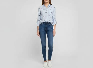 koszula w paski damska sinsay: Basic, Koszula damska, rozmiar S — 1