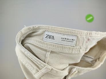 stradivarius ogrodniczki: Spodnie jeansowe, Zara, 14 lat, 164, stan - Bardzo dobry — 4