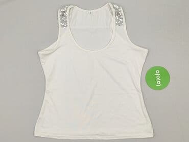 bluzki cekiny plus size: Top damski, XL — 2