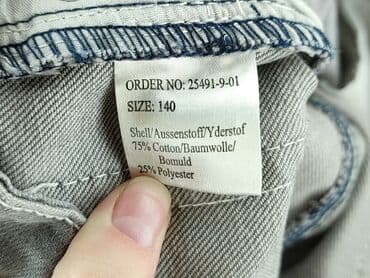 dobry materiał na spodnie: Jeans, 10 years, 140, condition - Perfect — 5