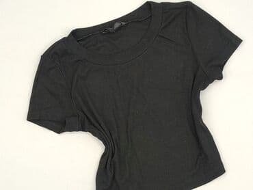 czarne t shirty basic: Shein, T-shirt damski, rozmiar S — 1